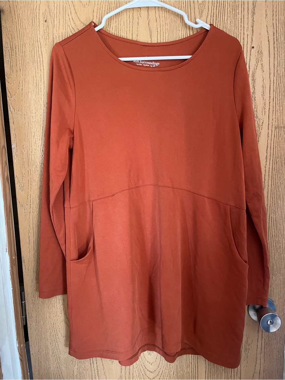 Soft Surroundings rust color top M